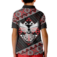 Taniko Aotearoa Kid Polo Shirt Poutama Mix Piwakawaka - Ver02