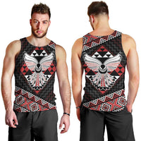 Taniko Aotearoa Men Tank Top Poutama Mix Piwakawaka - Ver02