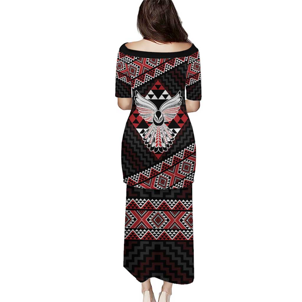 Taniko Aotearoa Puletasi Poutama Mix Piwakawaka - Ver02