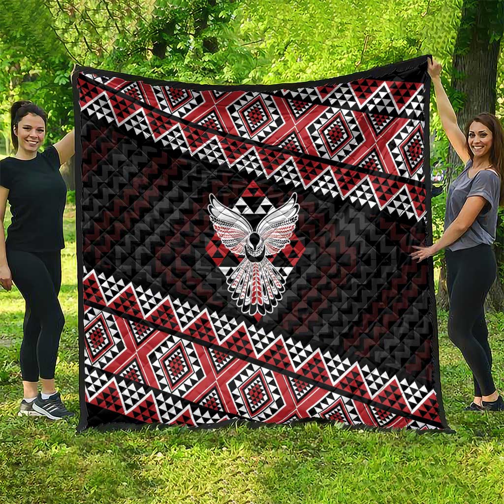 Taniko Aotearoa Quilt Poutama Mix Piwakawaka - Ver02