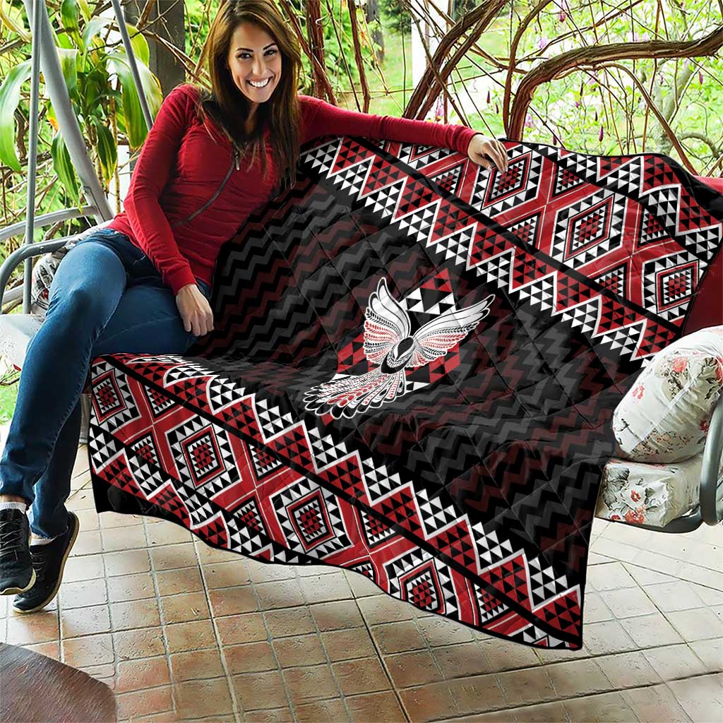 Taniko Aotearoa Quilt Poutama Mix Piwakawaka - Ver02