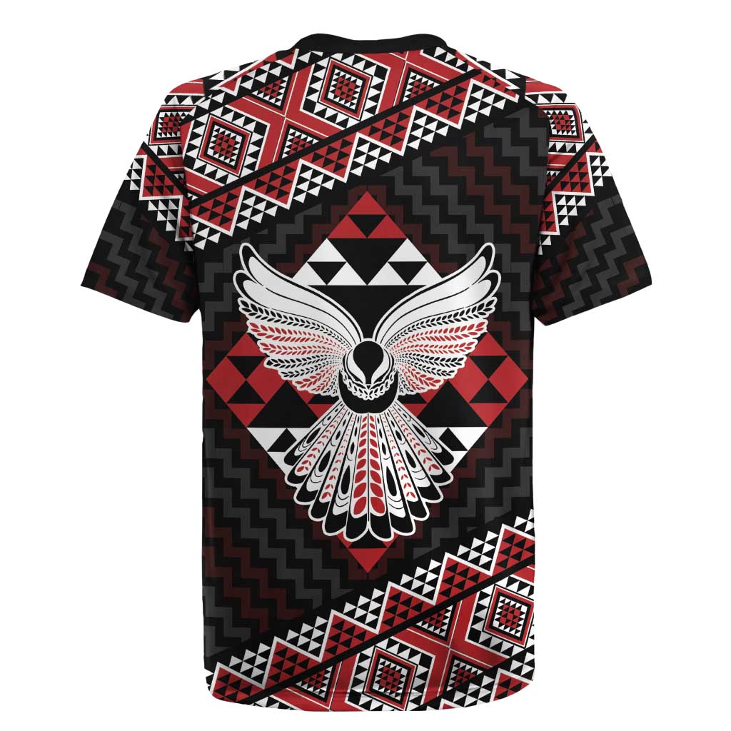 Taniko Aotearoa Rugby Jersey Poutama Mix Piwakawaka - Ver02