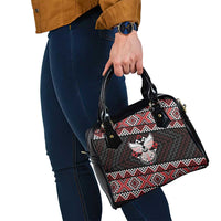 Taniko Aotearoa Shoulder Handbag Poutama Mix Piwakawaka - Ver02