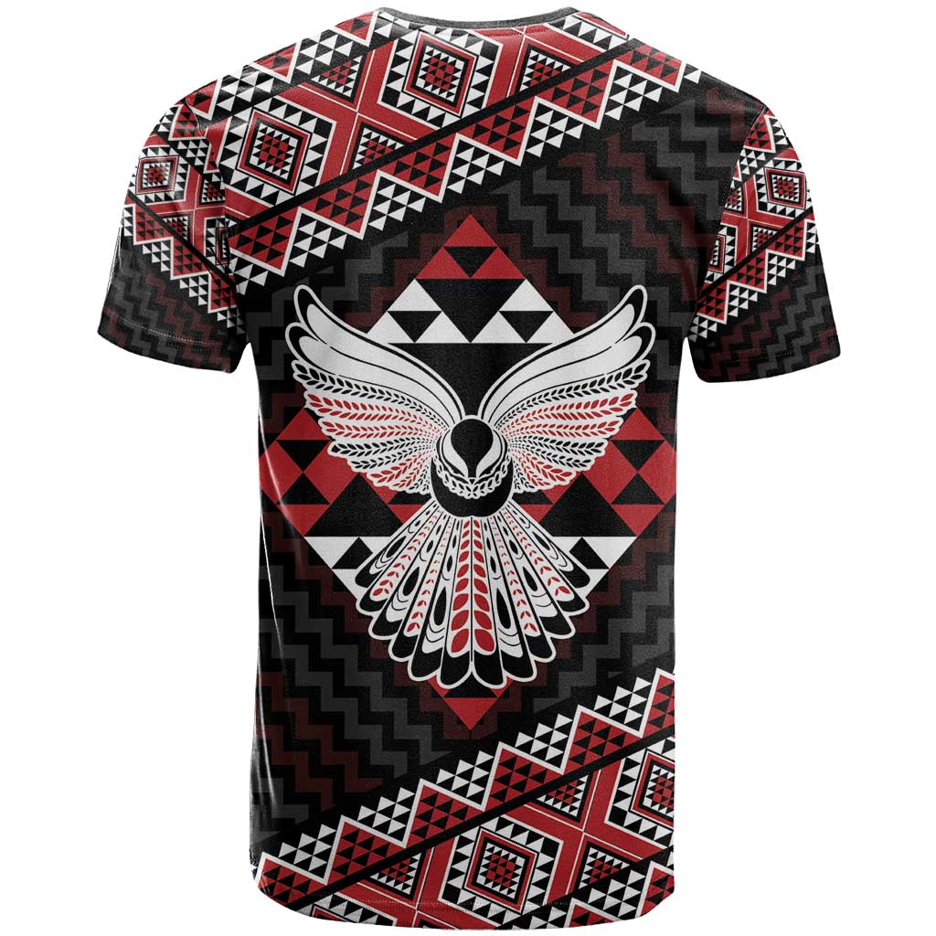 Taniko Aotearoa T Shirt Poutama Mix Piwakawaka - Ver02