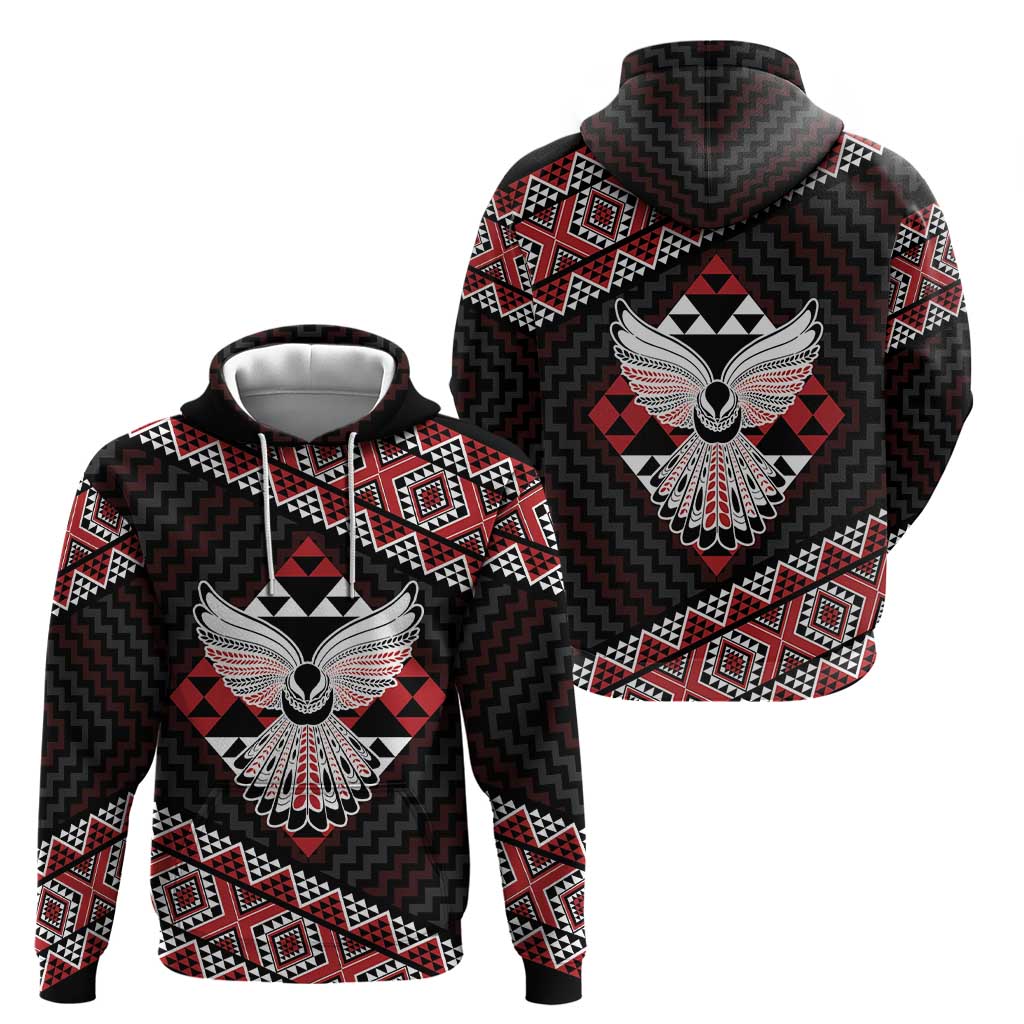 Taniko Aotearoa Zip Hoodie Poutama Mix Piwakawaka - Ver02 LT7 - Polynesian Pride