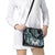 Maori Tukutuku Taniko Motifs Shoulder Handbag Teal Poutama Mix Kowhaiwhai