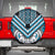 Maori Tukutuku Taniko Motifs Spare Tire Cover Turquoise Poutama Mix Kowhaiwhai