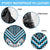 Maori Tukutuku Taniko Motifs Spare Tire Cover Turquoise Poutama Mix Kowhaiwhai