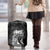 Polynesian Women's Day Luggage Cover Plumeria Passion - Black LT7 - Polynesian Pride