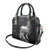 Polynesian Women's Day Shoulder Handbag Plumeria Passion - Black LT7 - Polynesian Pride