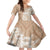 Polynesian Women's Day Family Matching Puletasi and Hawaiian Shirt Plumeria Passion - Beige LT7 Daughter's Dress Beige - Polynesian Pride