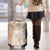 Polynesian Women's Day Luggage Cover Plumeria Passion - Beige LT7 - Polynesian Pride