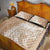 Polynesian Women's Day Quilt Bed Set Plumeria Passion - Beige LT7 - Polynesian Pride