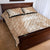 Polynesian Women's Day Quilt Bed Set Plumeria Passion - Beige LT7 - Polynesian Pride