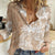 Polynesian Women's Day Women Casual Shirt Plumeria Passion - Beige LT7 Female Beige - Polynesian Pride