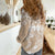 Polynesian Women's Day Women Casual Shirt Plumeria Passion - Beige LT7 - Polynesian Pride