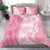 Polynesian Women's Day Bedding Set Plumeria Passion - Pink LT7 - Polynesian Pride
