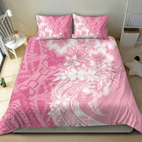 Polynesian Women's Day Bedding Set Plumeria Passion - Pink LT7 - Polynesian Pride