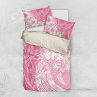 Polynesian Women's Day Bedding Set Plumeria Passion - Pink LT7 US Twin 172cm x 218cm Pink - Polynesian Pride
