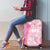Polynesian Women's Day Luggage Cover Plumeria Passion - Pink LT7 - Polynesian Pride