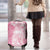 Polynesian Women's Day Luggage Cover Plumeria Passion - Pink LT7 - Polynesian Pride