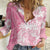 Polynesian Women's Day Women Casual Shirt Plumeria Passion - Pink LT7 Female Pink - Polynesian Pride
