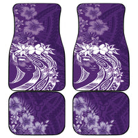 Polynesian Women's Day Car Mats Plumeria Passion - Purple LT7 - Polynesian Pride