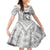 Polynesian Women's Day Family Matching Off Shoulder Long Sleeve Dress and Hawaiian Shirt Plumeria Passion - White LT7 Daughter's Dress White - Polynesian Pride