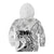 Polynesian Women's Day Kid Hoodie Plumeria Passion - White LT7 - Polynesian Pride
