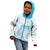 Polynesian Women's Day Kid Hoodie Plumeria Passion - Turquoise LT7 - Polynesian Pride