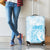 Polynesian Women's Day Luggage Cover Plumeria Passion - Turquoise LT7 - Polynesian Pride