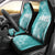 Polynesian Women's Day Car Seat Cover Plumeria Passion - Teal LT7 - Polynesian Pride