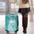 Polynesian Women's Day Luggage Cover Plumeria Passion - Teal LT7 - Polynesian Pride