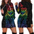 New Zealand Pride Hoodie Dress Takatapui Rainbow Fern