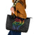 New Zealand Pride Leather Tote Bag Takatapui Rainbow Fern