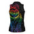 New Zealand Pride Women Sleeveless Polo Shirt Takatapui Rainbow Fern