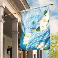 Guam Chamorro Guasali Flowers Garden Flag Aqua Gradient LT7