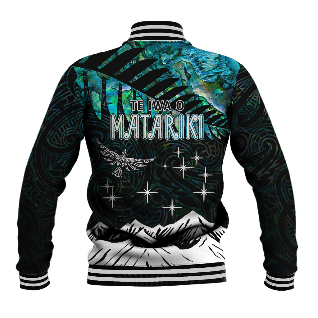 Personalised Maori New Year Baseball Jacket Matariki Mix Paua Shell LT7 - Polynesian Pride
