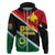 Personalised Penama and Papua New Guinea Day Hoodie Emblem Mix Style LT7 - Polynesian Pride