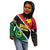 Personalised Penama and Papua New Guinea Day Kid Hoodie Emblem Mix Style LT7 - Polynesian Pride