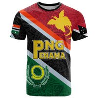 Personalised Penama and Papua New Guinea Day T Shirt Emblem Mix Style LT7 Colorful - Polynesian Pride