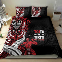 Aotearoa Toitu Te Tiriti Bedding Set Whakairo Wheku