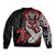 Aotearoa Toitu Te Tiriti Bomber Jacket Whakairo Wheku