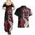 Aotearoa Toitu Te Tiriti Couples Matching Summer Maxi Dress and Hawaiian Shirt Whakairo Wheku