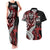 Aotearoa Toitu Te Tiriti Couples Matching Tank Maxi Dress and Hawaiian Shirt Whakairo Wheku