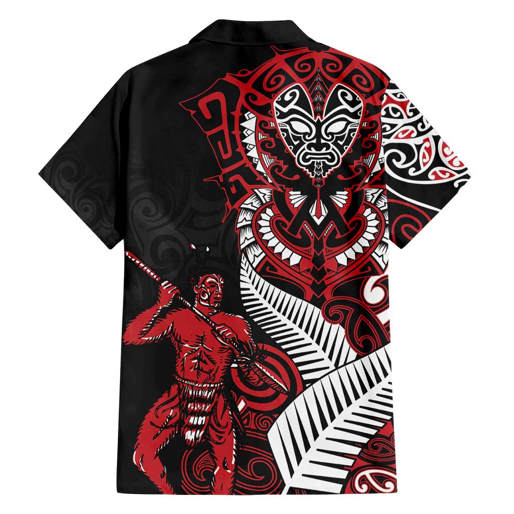 Aotearoa Toitu Te Tiriti Family Matching Tank Maxi Dress and Hawaiian Shirt Whakairo Wheku LT7 - Polynesian Pride