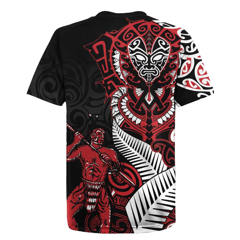 Aotearoa Toitu Te Tiriti Rugby Jersey Whakairo Wheku