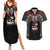 Aotearoa Maori Personalized Couples Matching Summer Maxi Dress and Hawaiian Shirt Toitu Te Tiriti Ake! Ake! Ake!