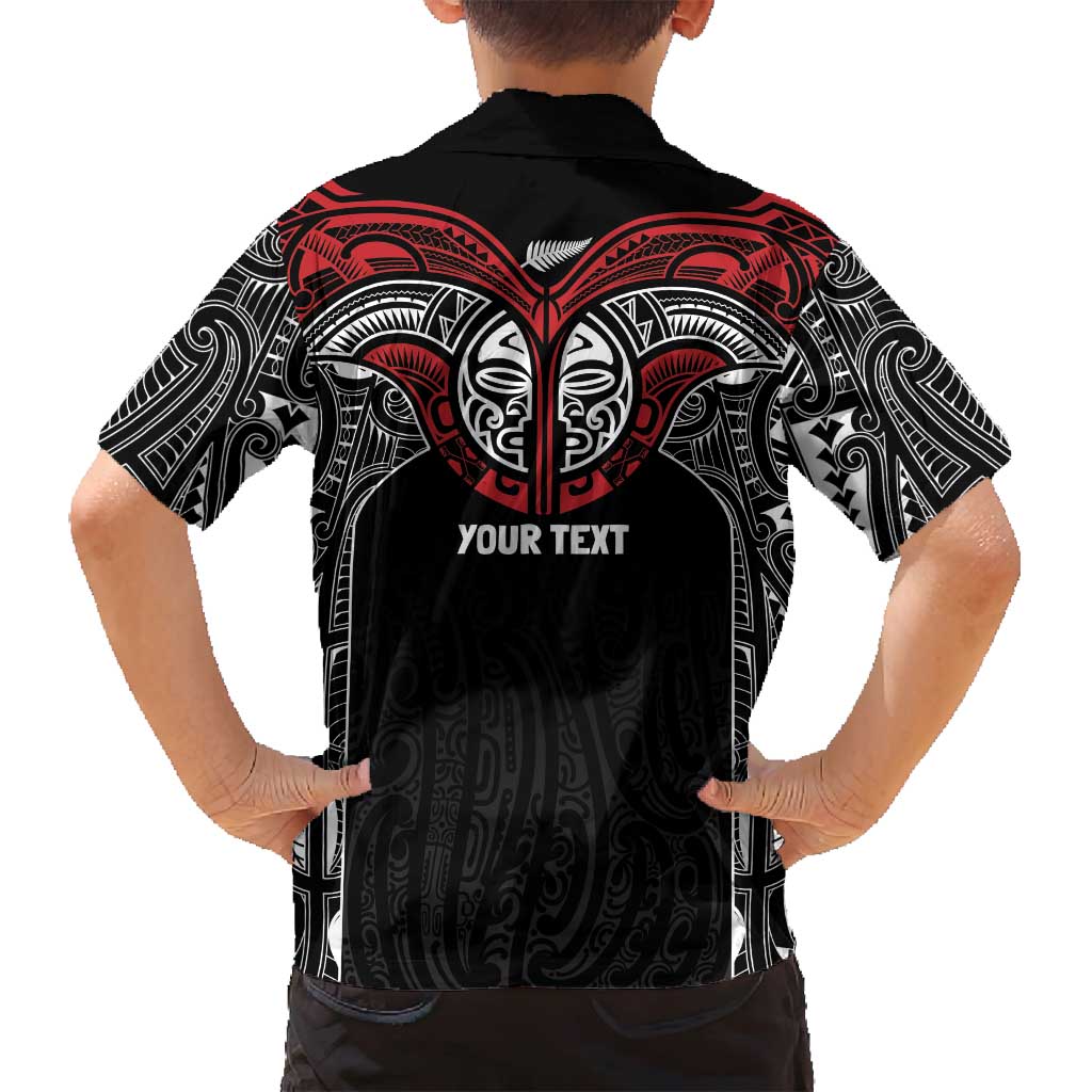 Aotearoa Maori Personalized Family Matching Tank Maxi Dress and Hawaiian Shirt Toitu Te Tiriti Ake! Ake! Ake! LT7 - Polynesian Pride