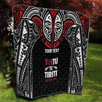 Aotearoa Maori Personalized Quilt Toitu Te Tiriti Ake! Ake! Ake!